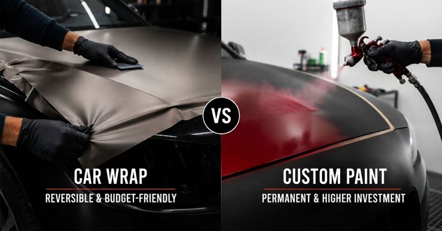 Car Wrap vs Paint