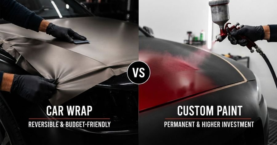 Car Wrap vs Paint
